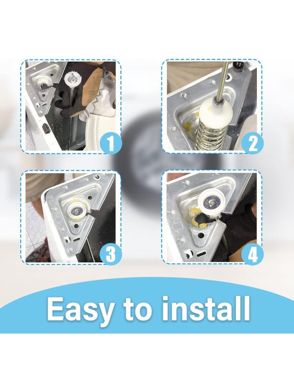 Upgraded Suspension Rod Kit for Samsung Washer Compatible with DC97‑16350 Series - Picture 6 of 6